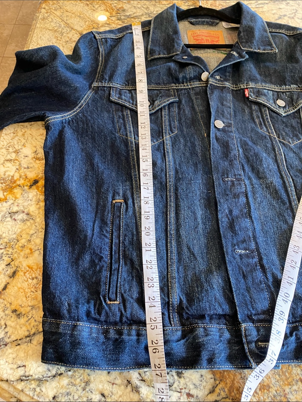 Customized LEVI’S Jean Jacket L - Picture 10 of 10